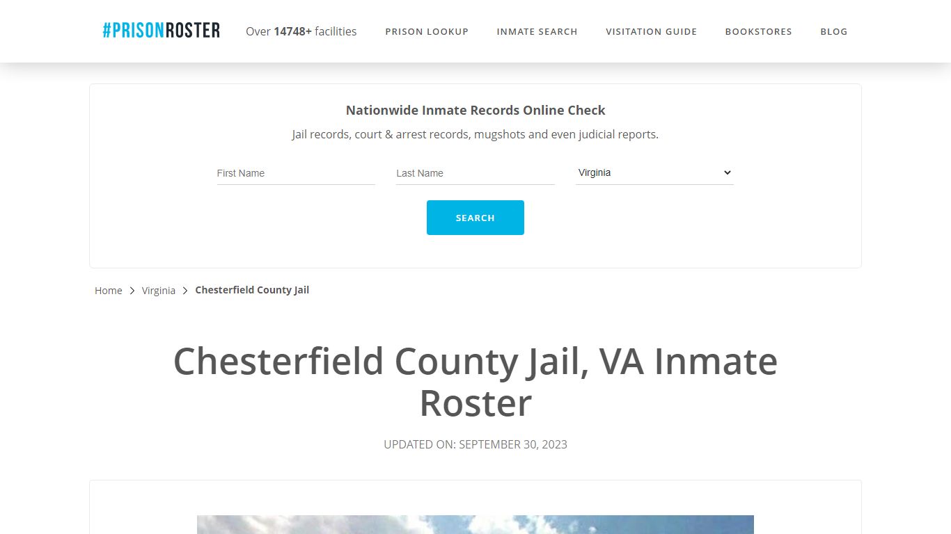 Chesterfield County Jail, VA Inmate Roster - Prisonroster